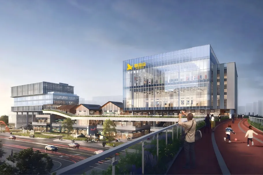 再添新地标！333体育LED屏点亮泰安荟品仓城市奥莱广场